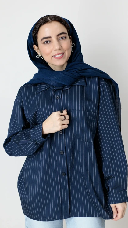 شومیز پری راه راه