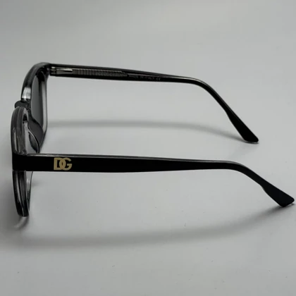 عینک آفتابی پلاریزه دولچه گابانا DOLCE GABBANA دسته سیم کشی شده لولا فنر مشکی کد 7709