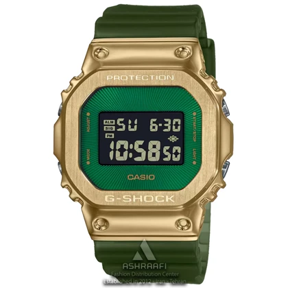 ساعت جی شاک سبز Casio G-Shock GM-5600CL-3