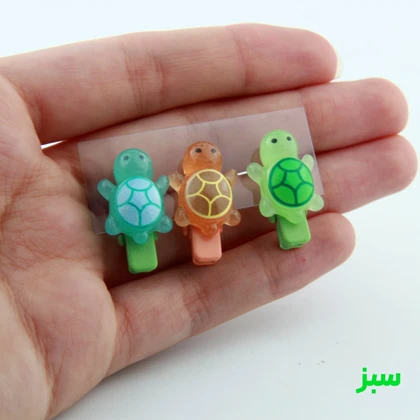 گیره مو دخترانه مدل لاک پشت