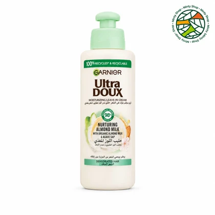 کرم مو گارنیه مدل Almond Milk Leave-In Cream