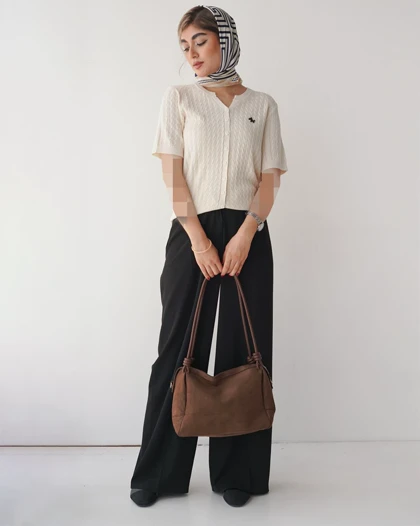 بافت آستین کوتاه دلوین | هیبا