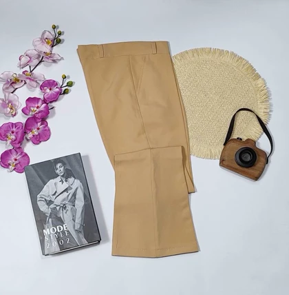 شلوار دمپا بوتکات کرپ دابل کد 30108