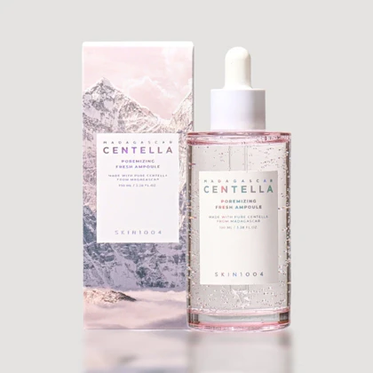 آمپول کنترل و کوچک کننده منافذ سنتلا ماداگاسکار اسکین 1004 Madagascar Poremizing Fresh Ampoule
