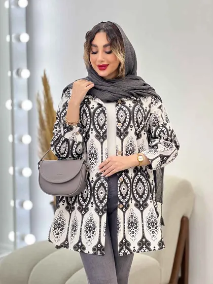 مانتو طرح سنتی پارمین