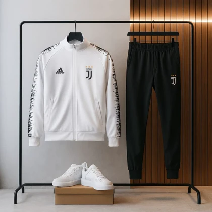 ست سویشرت شلوار یوونتوس مردانه مدل R77