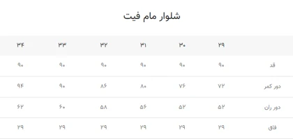 شلوار جین مام فیت M03