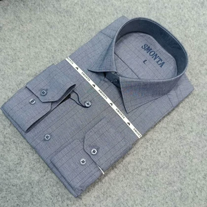 پیراهن استین بلند مردانه _ طرح راه راه قواره کلاسیک