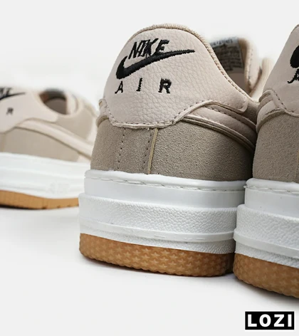 کفش مردانه و زنانه کرم قهوه ای NIKE AIR FORCE