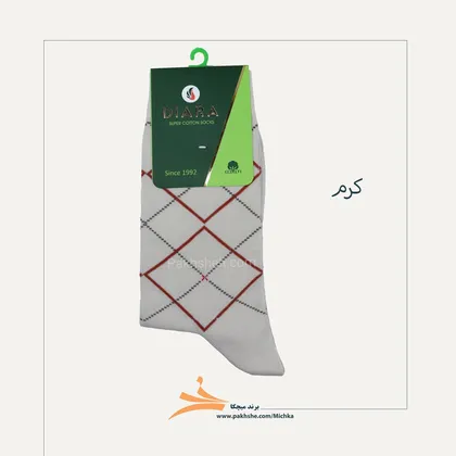 جوراب نخ پنبه آنتی باکتریال ساق بلند مردانه برند میچکا