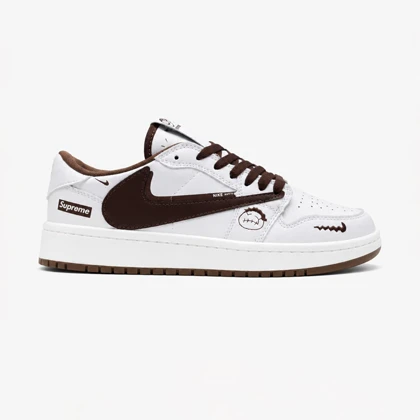 کفش و کتانی مردانه مدل نایک ترویس NIKE TRAVIS رنگ سفید کرم کد 30852