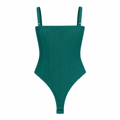 بادی زنانه پپا مدل Lucky رنگ سبز Teal