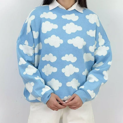 پلیور بافت ابری 1008070