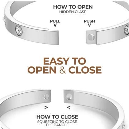 دستبند کارتیه لاو پهن بدون نگین 916