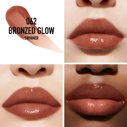لیپ گلاس حجم‌دهنده مایع دیور مدل Addict Lip Maximizer رنگ Bronzed Glow شماره 062 – 6 میلی‌لیتر