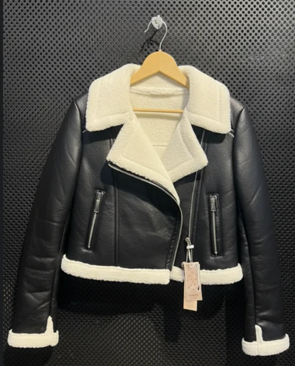 کاپشن بوفالو دخترانه زیپ کج