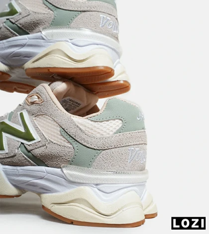 کفش کتانی زنانه کرم سبز NEW BALANCE 9060