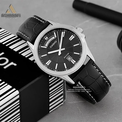 ساعت کاسیو بند چرمی Casio MTP-1381L-1AV