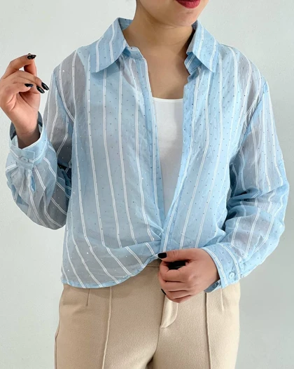 ست تاپ بهمراه شومیز کد 4817