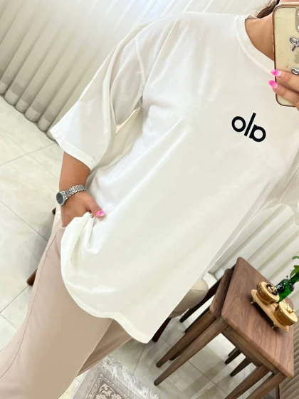 تیشرت باکسی دخترانه alo کد 426