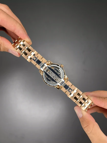 ساعت مچی پتک فیلیپ اوپن هارت رزگلد صفحه سفید Patek Philippe Tourbillon