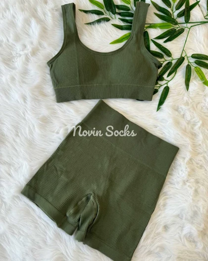 ست نیم‌تنه شلوارک لاله