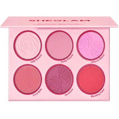 پالت رژگونه شیگلم SHEGLAM اصل مدل Floral Flush در 6 رنگ