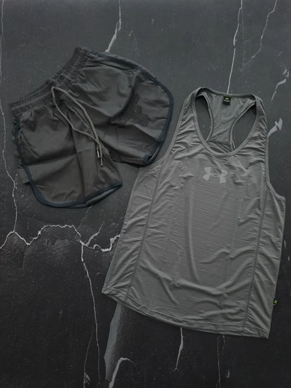 ست رکابی و شلوارک آندرآرمور با 6 رنگ