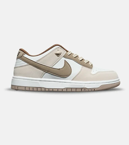 کفش کتانی مردانه و زنانه سفید کرم قهوه ای 1 NIKE AIR JORDAN مدل 8457