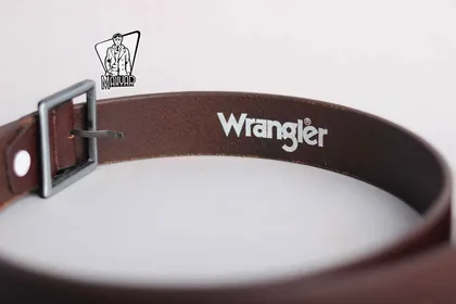 کمربند قهوه ای تیره WRANGLER