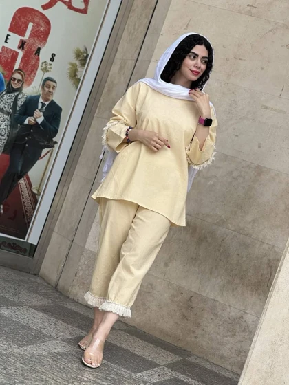 ست لینن منگوله کد (317)