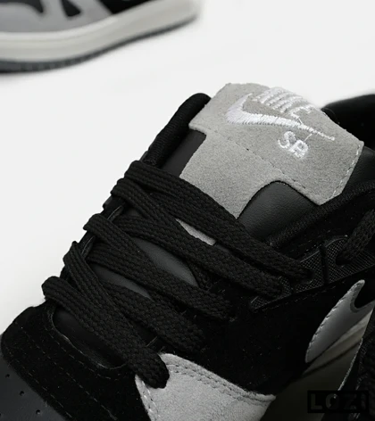 کفش کتانی مردانه مشکی طوسی نایک NIKE SB