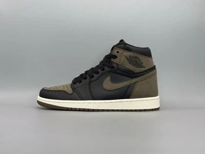 کتانی نایک ایر جردن 1 پالومینو مشکی قهوه ای/Nike air Jordan1 Palomino