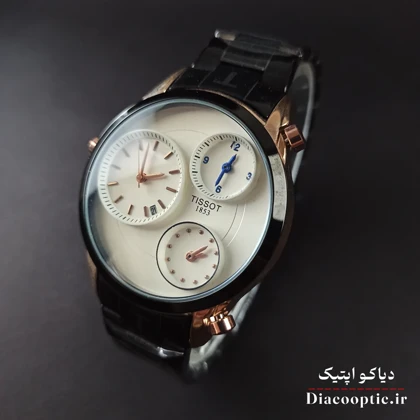 ساعت مچی مردانه برند تیسوت سه موتور مدل Tis1146 استیل
