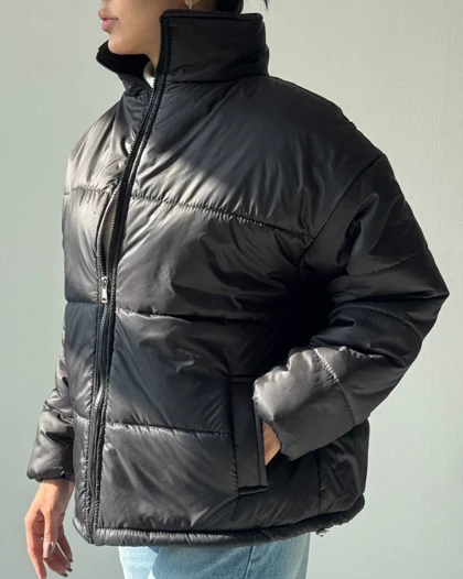 کاپشن یقه ایستاده کد 130078