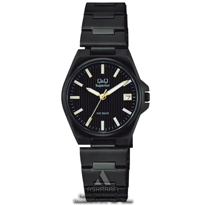 ساعت زنانه کیو اند کیو مشکی Q&Q S22A-008PY