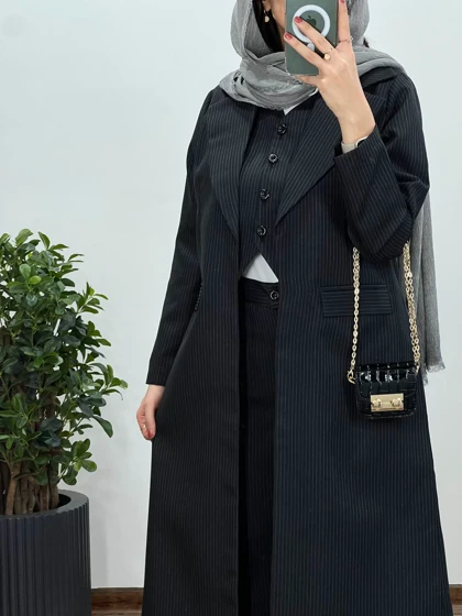 ست سه تیکه کت و شلوار و جلیقه دیپلمات رسین