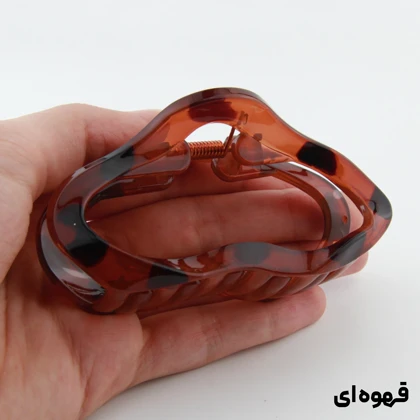 کلیپس دخترانه مدل منحنی خال‌خالی