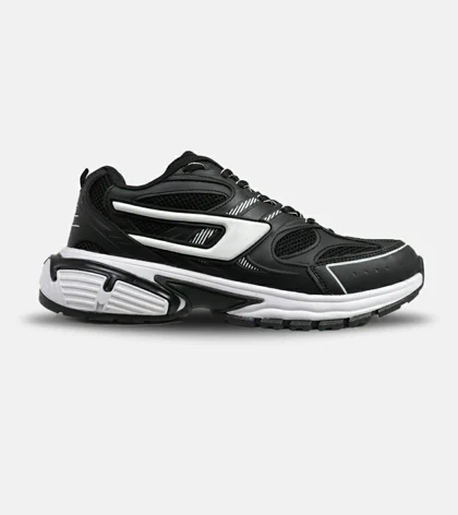 کفش کتانی بزرگ پا مشکی سفید DIESEL S-SERENDIPITY SPORT مدل 8244