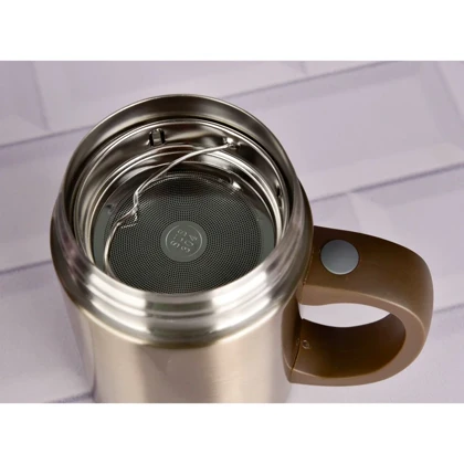 ماگ دسته دار استیل یونیک کد 1830 گنجایش 450میل