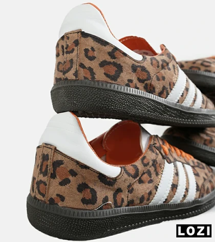 کفش کتانی زنانه پلنگی ADIDAS Samba مدل 7299