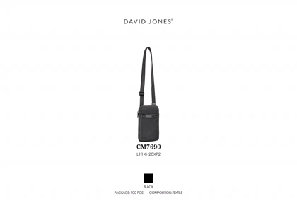 کیف دوشی زنانه برزنتی دیوید جونز DAVIDJONES