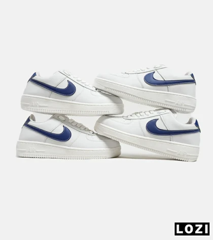 کفش مردانه و زنانه سفید سرمه ای NIKE AIR FORCE