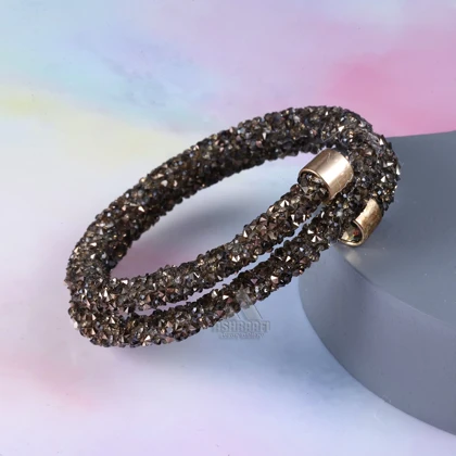 دستبند طرح کریستالی سواروسکی Crystal Bangle Bracelet-02