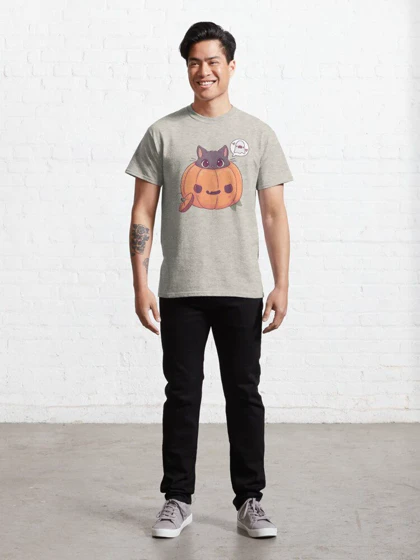 تیشرت Nightmare Before Christmas طرح Pumpkin Kitty کد 260781