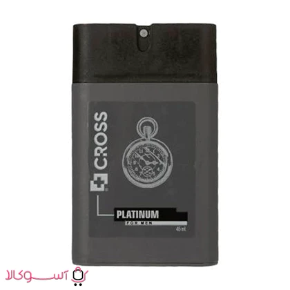 عطر جیبی مردانه کراس مدل plantinum حجم 45 میلی لیتر