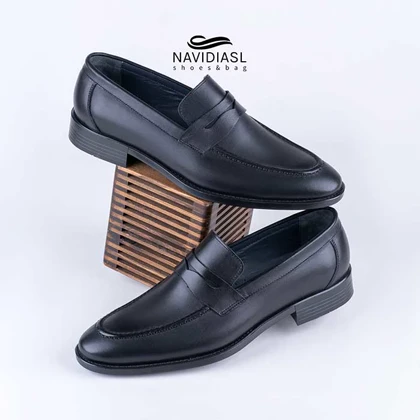 کفش مردانه چرم کلاسیک کد 7014011