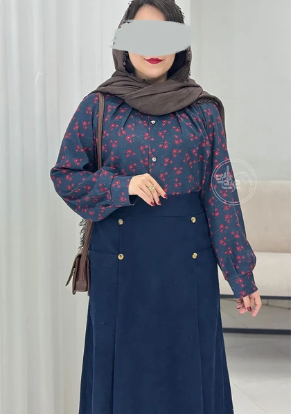 ست شومیز و دامن ملیسا