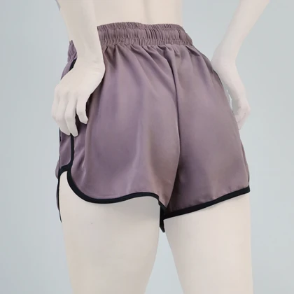 شلوارک ورزشی زنانه جیم شارک مدل PB-4H0253 پوست پیازی