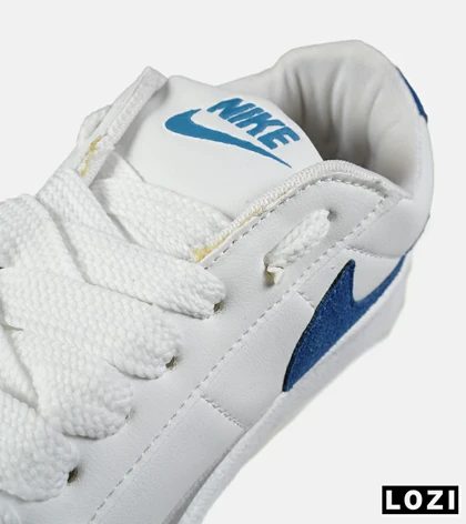 کفش نایک مردانه و زنانه سفید آبی Nike Blazer Low 77 مدل 5798